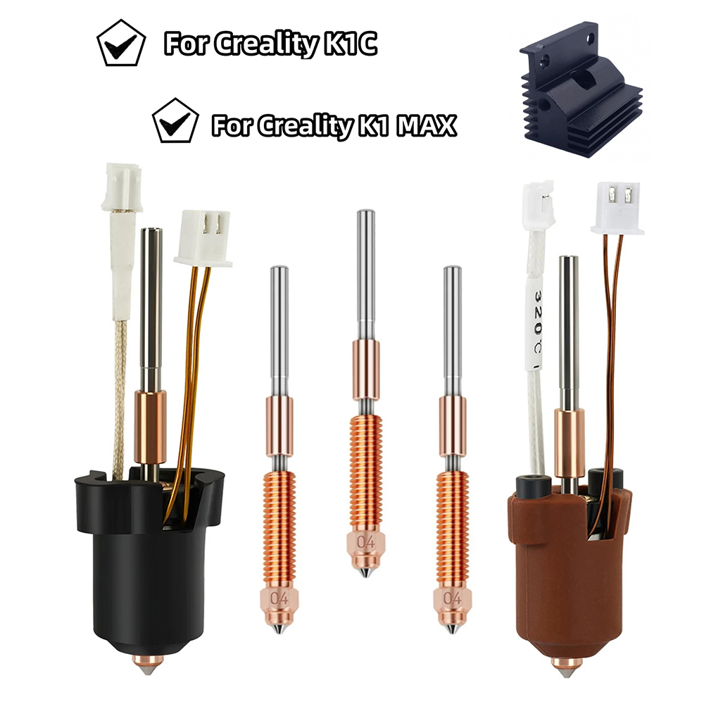 High Flow Ceramic Hotend - For Creality K1/K1C/K1 Max Hotend Kit