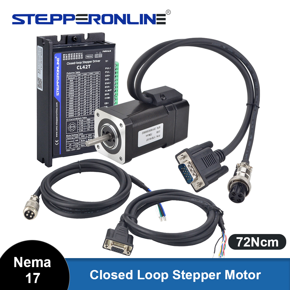Closed Loop Stepper Motor Nema 17 - STEPPERONLINE TP Series Nema 17 Closed