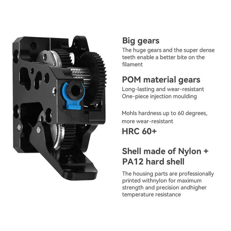 HGX LITE Dual Gear Hard Steel  - Direct Drive Dual Gear Extruder High Speed 评论和价格