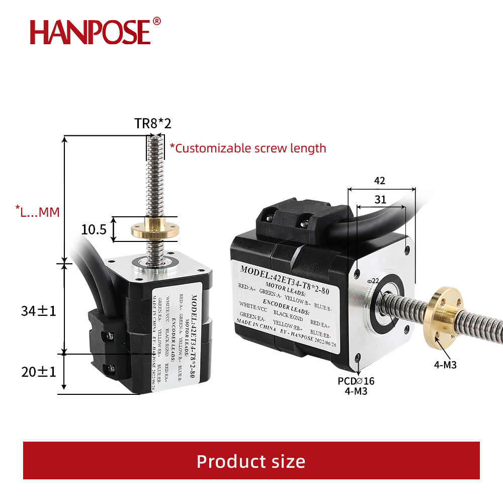 NEMA17 Closed loop screw motor - Closed Loop Stepper Motor Nema 17 评论和价格