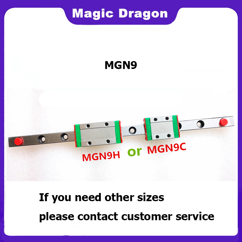 NEW 9mm Linear Guide MGN9 100  - Linear Rail Mgn12H Set 评论和价格