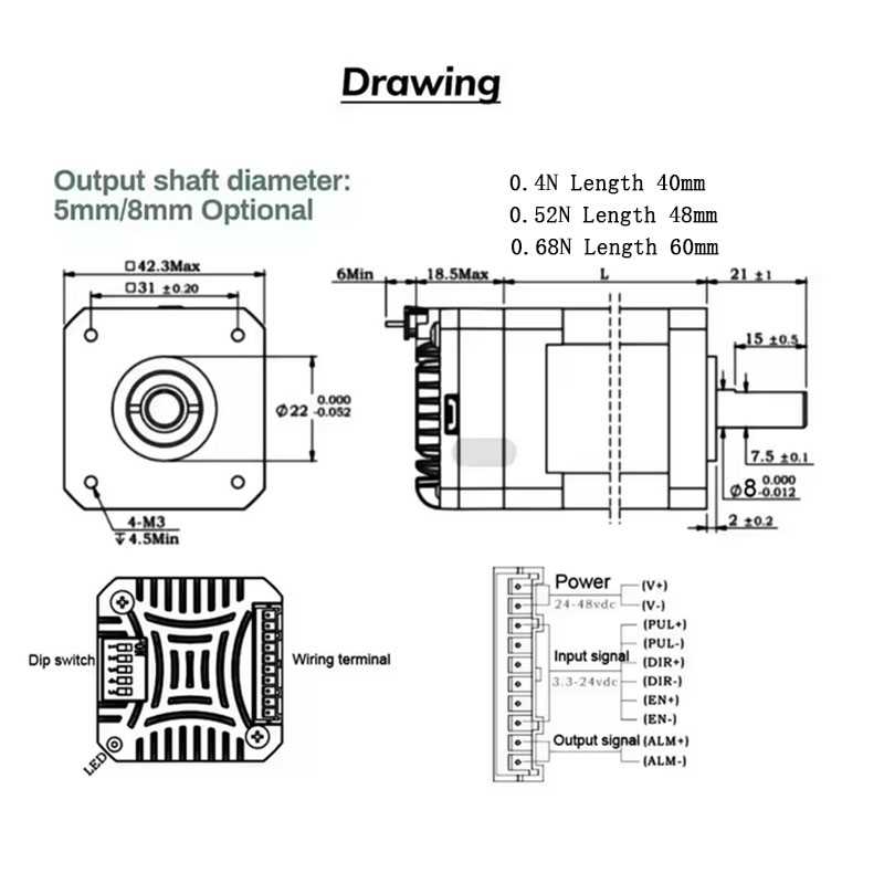Nema17 Closed Loop Stepper Mot - Closed Loop Stepper Motor Nema 17 评论和价格