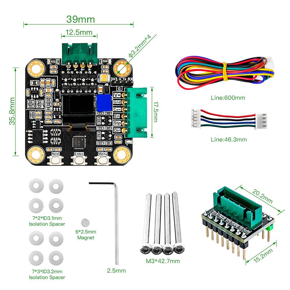 Makerbase MKS SERVO42C PCBA NE - Closed Loop Stepper Motor Nema 17 评论和价格