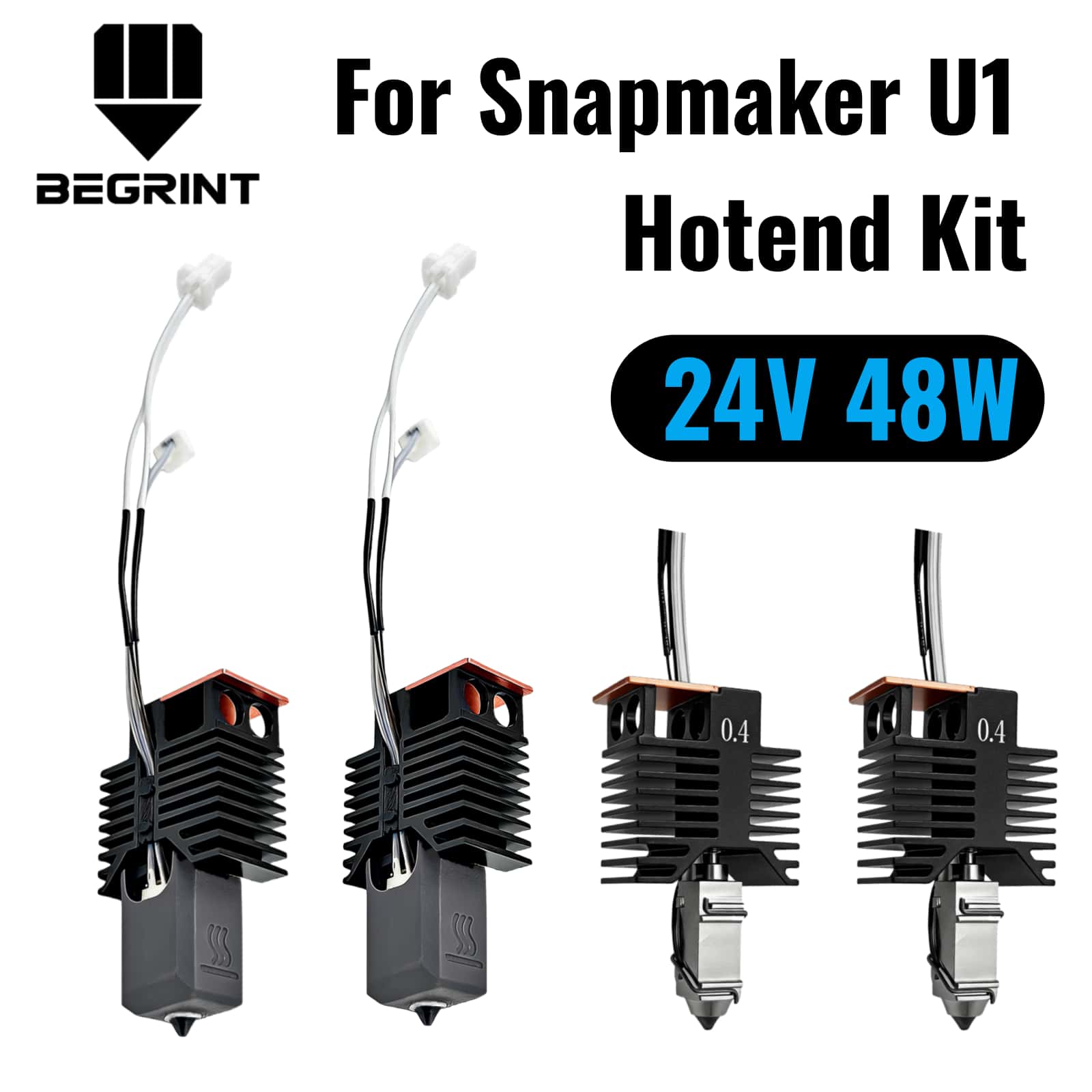 For Snapmaker U1 Hotend 24V 48 - High Flow Ceramic Hotend 评论和价格