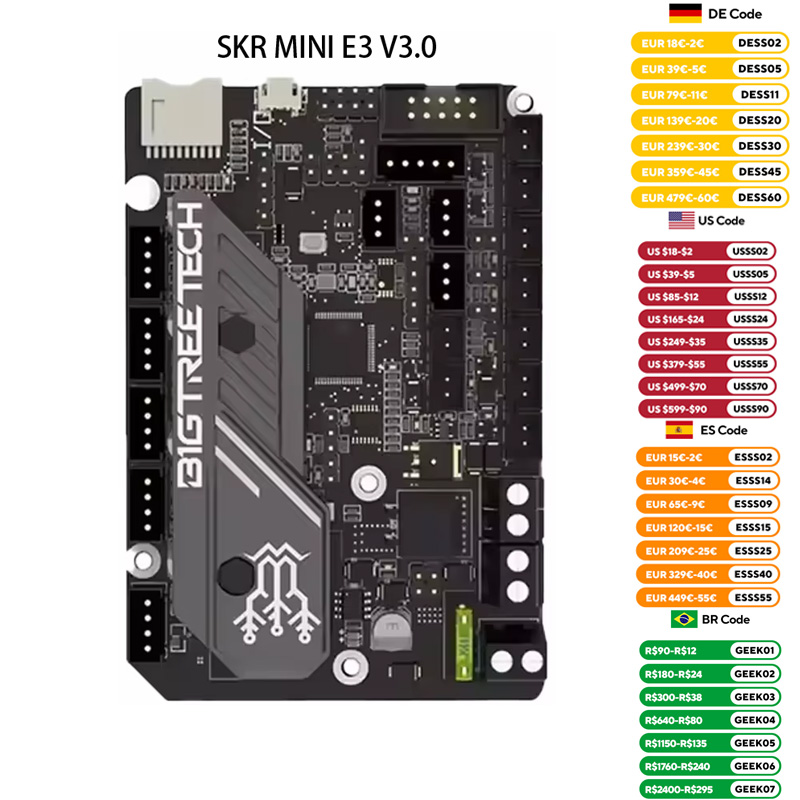 BIGTREETECH SKR MINI E3 V3.0 3 - Corexy 3D Printer Kit 评论和价格