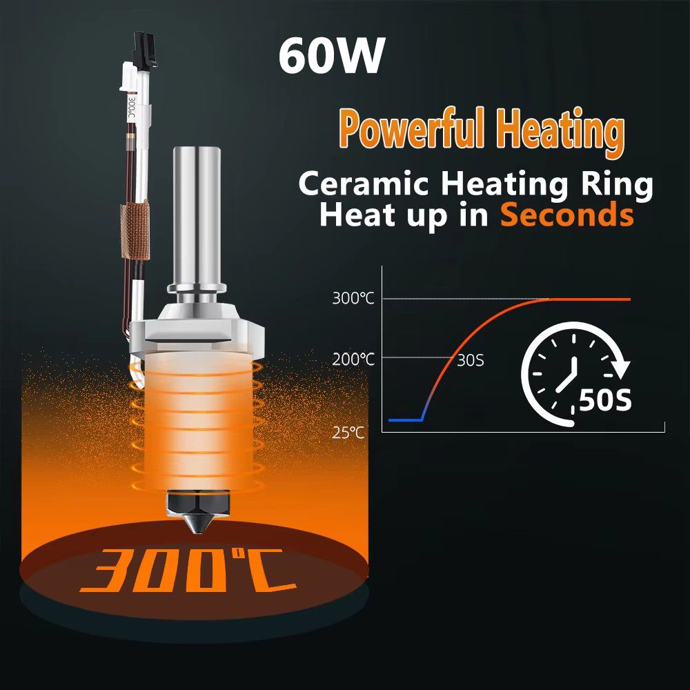 5Aplus Ceramic Kobra 2 Hotend  - High Flow Ceramic Hotend 评论和价格